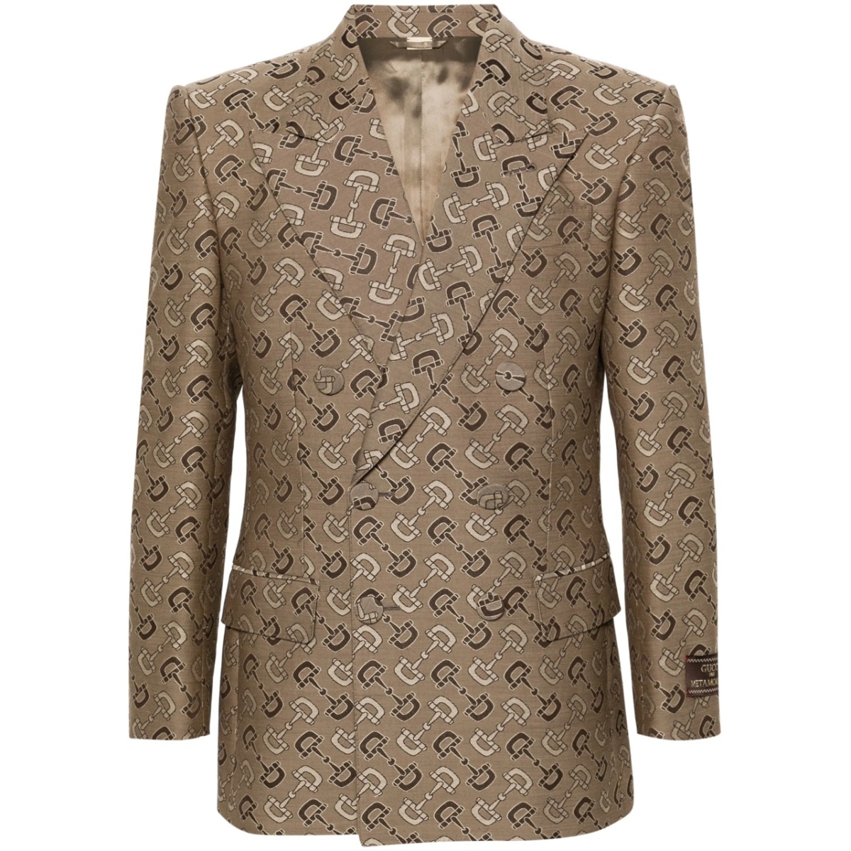 Maxi Horsebit double-breasted blazer