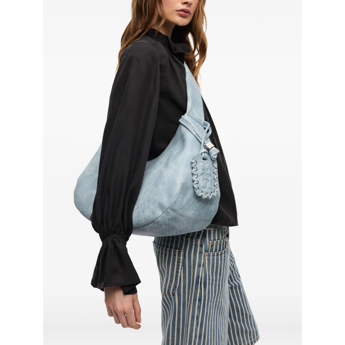 medium tie-dye effect shoulder bag - Img 2