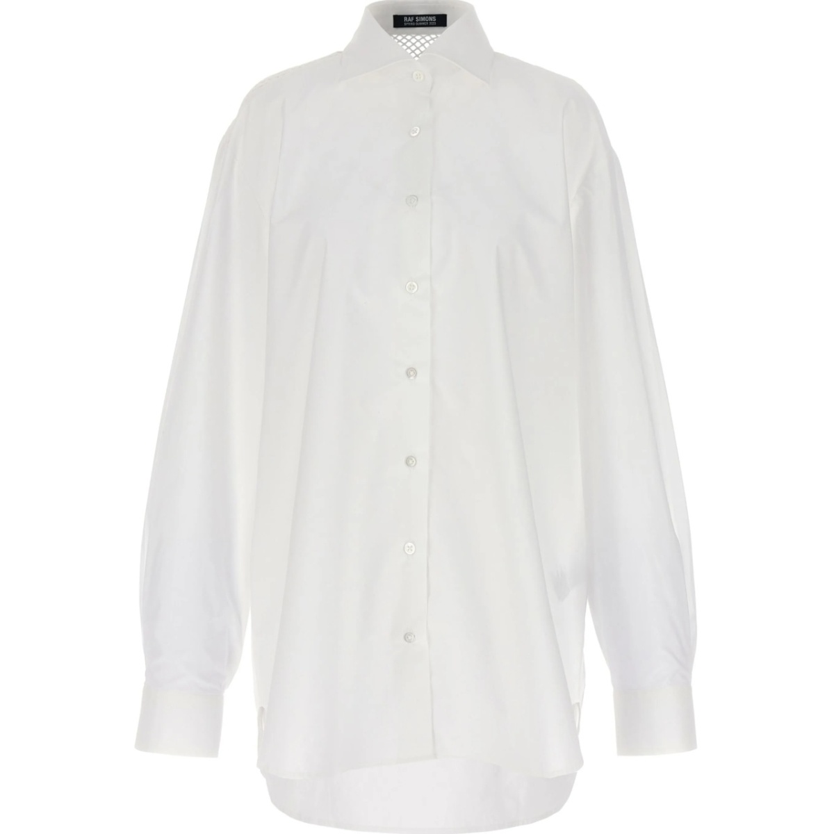 mesh-insert shirt