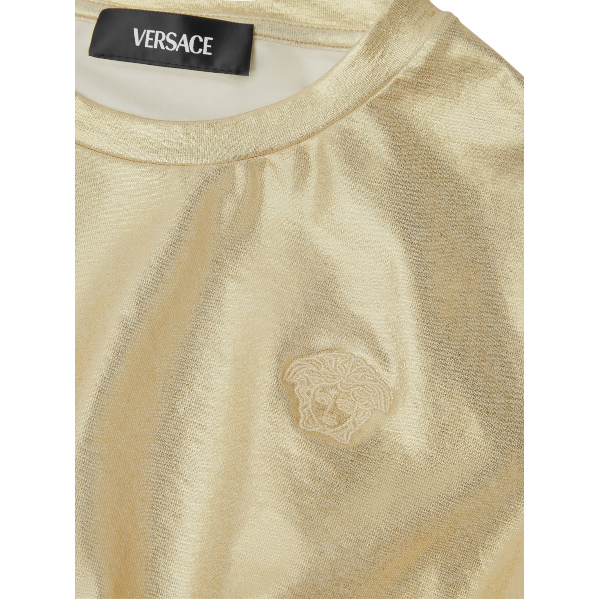 metallic cropped top - Img 3