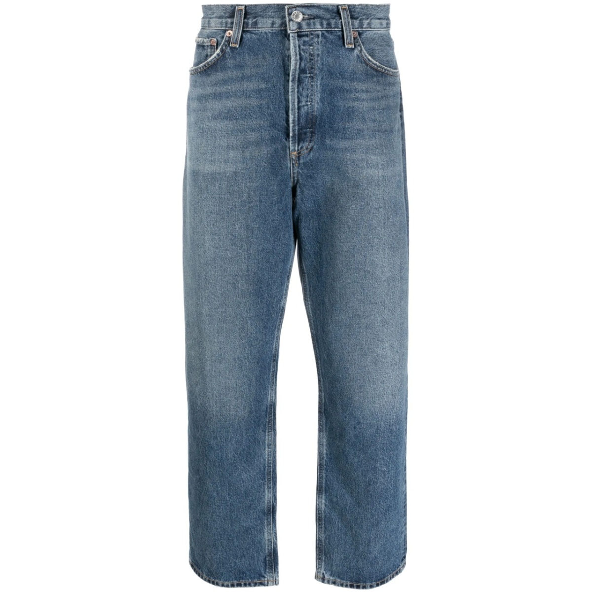 mid-rise straigth-leg jeans