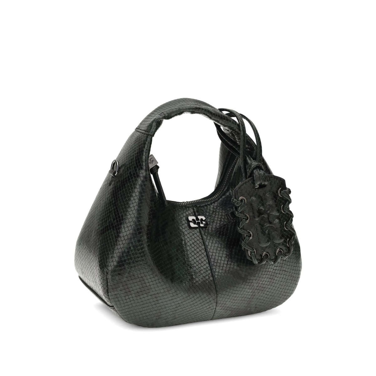 mini snake-effect shoulder bag - Img 3