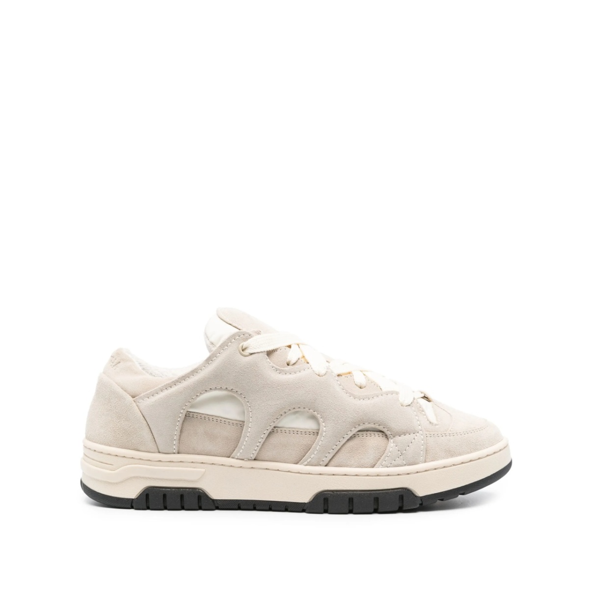 Model1 lace-up suede sneakers