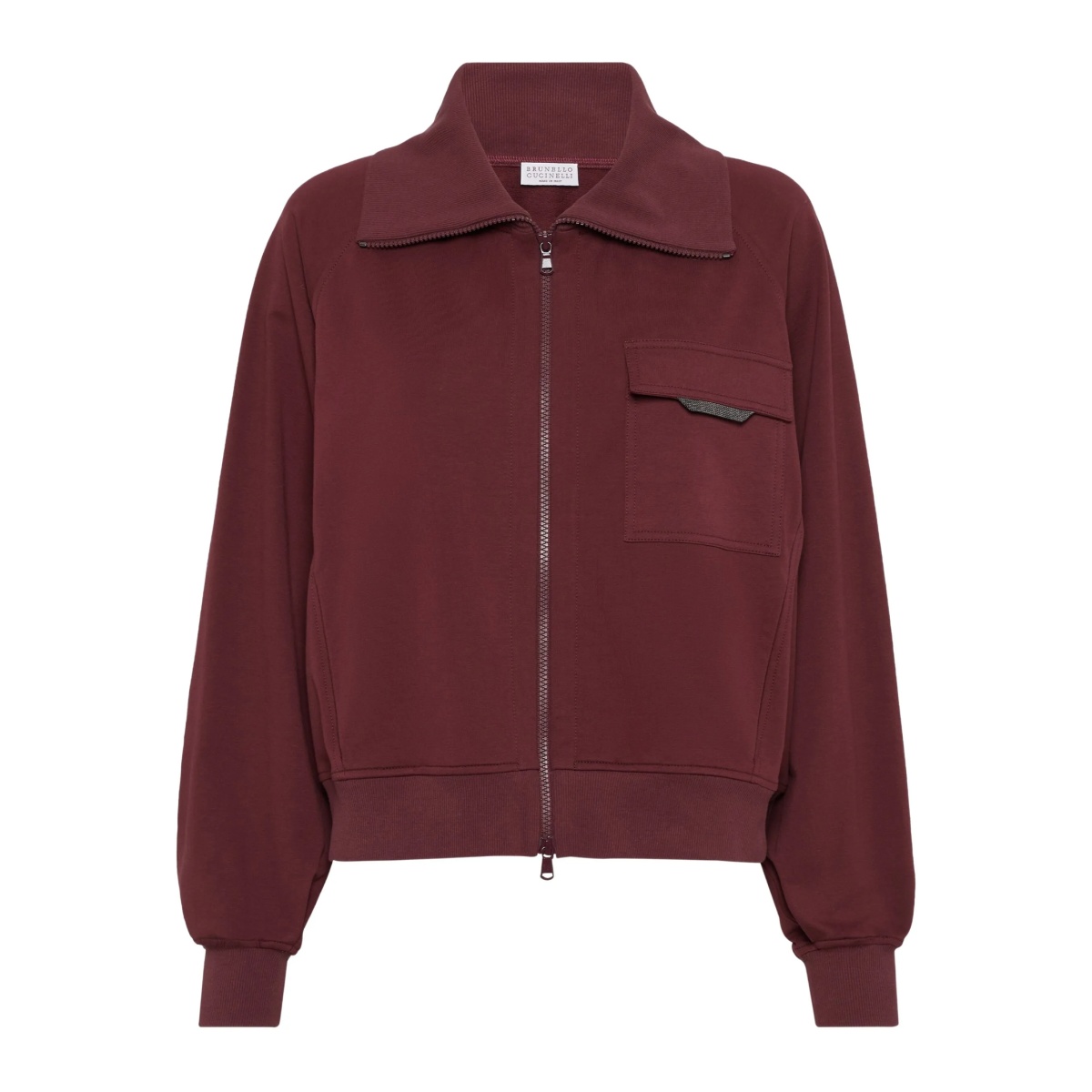 Monili-detail sweatshirt