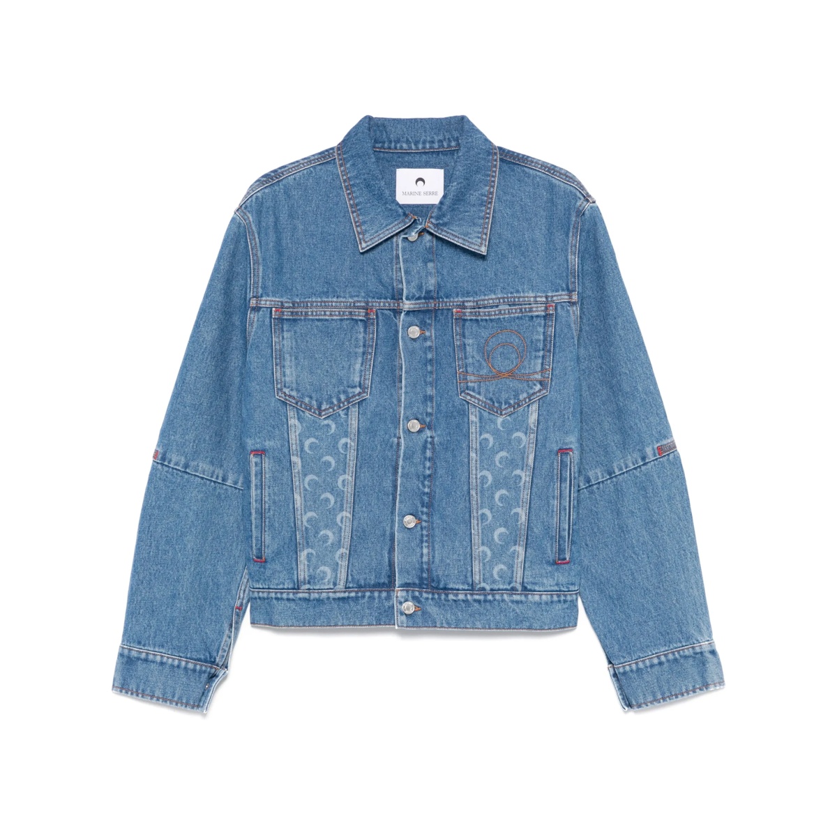 moon-laser denim jacket