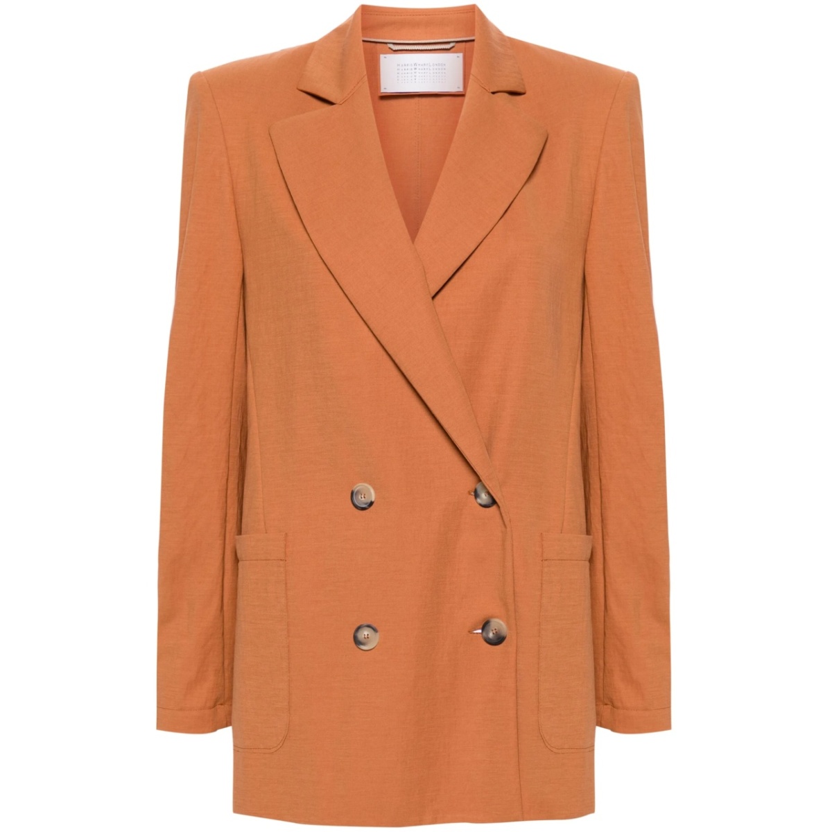 notched-lapels single-breasted blazer