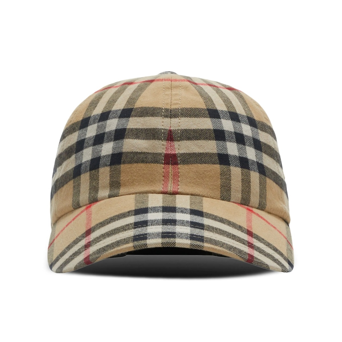 nova-check cotton baseball cap