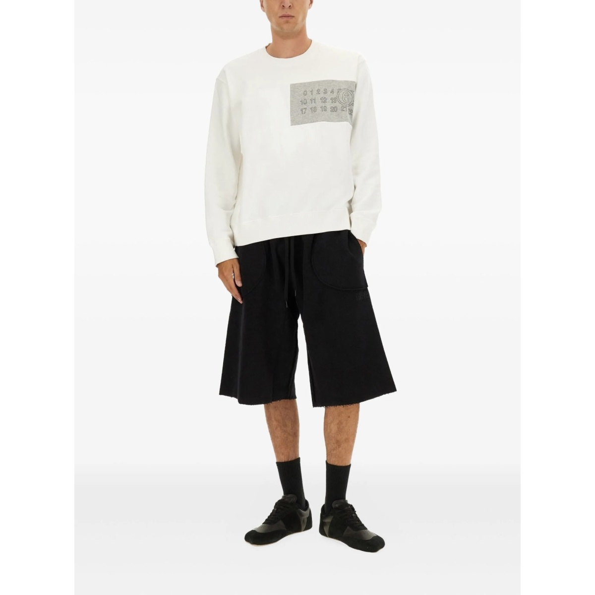Numbers-motif sweatshirt - Img 2