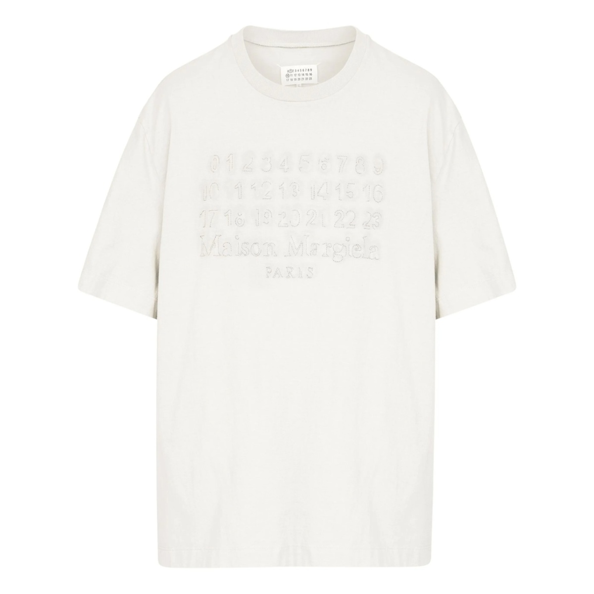 numbers-motif T-shirt
