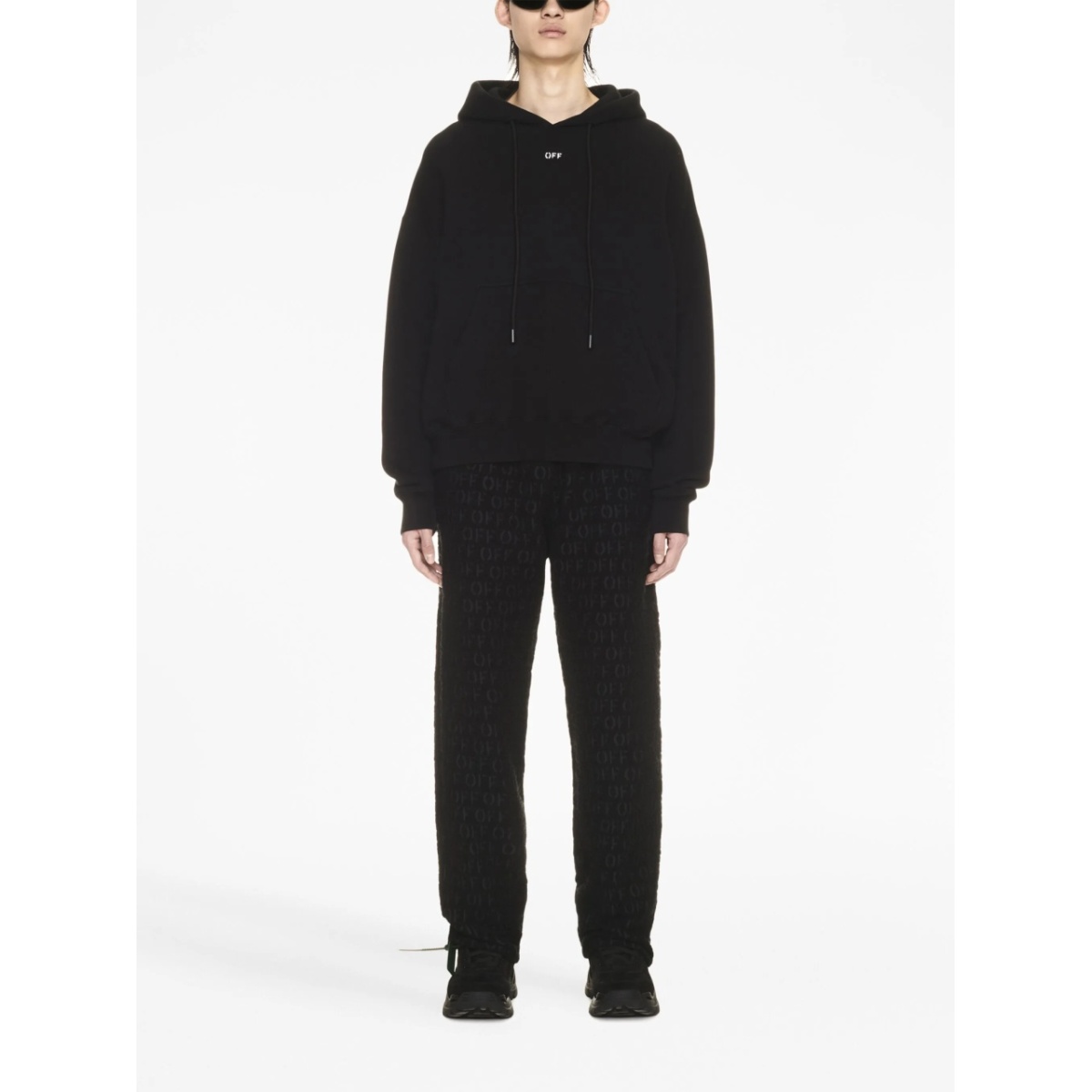 Off Stamp cotton hoodie - Img 2