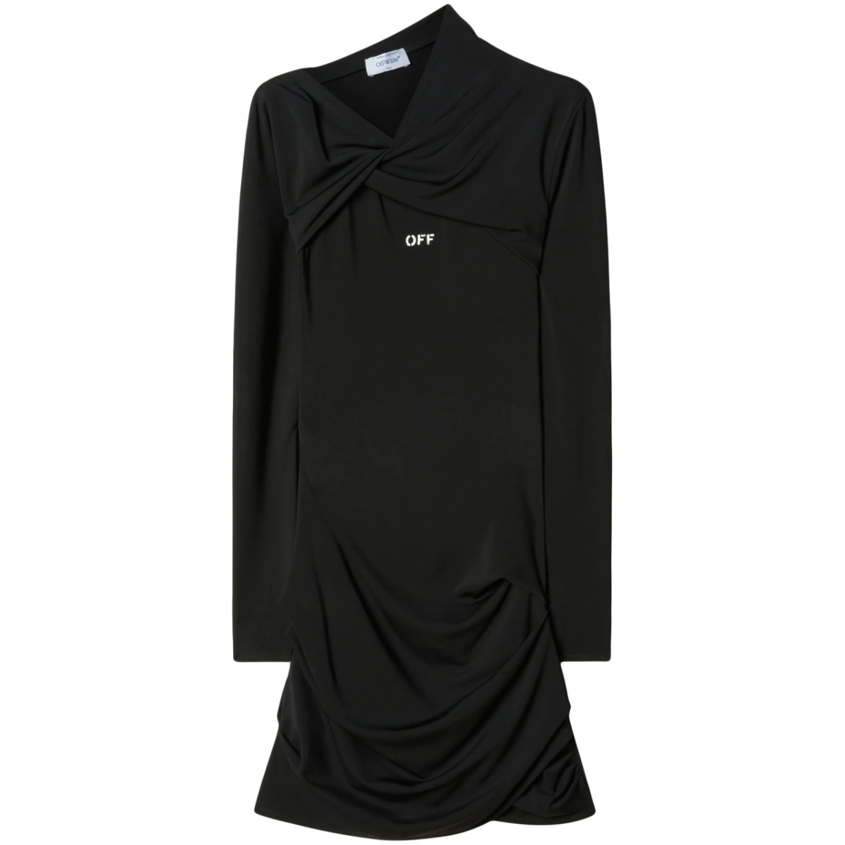 Off Stamp twist-detail minidress