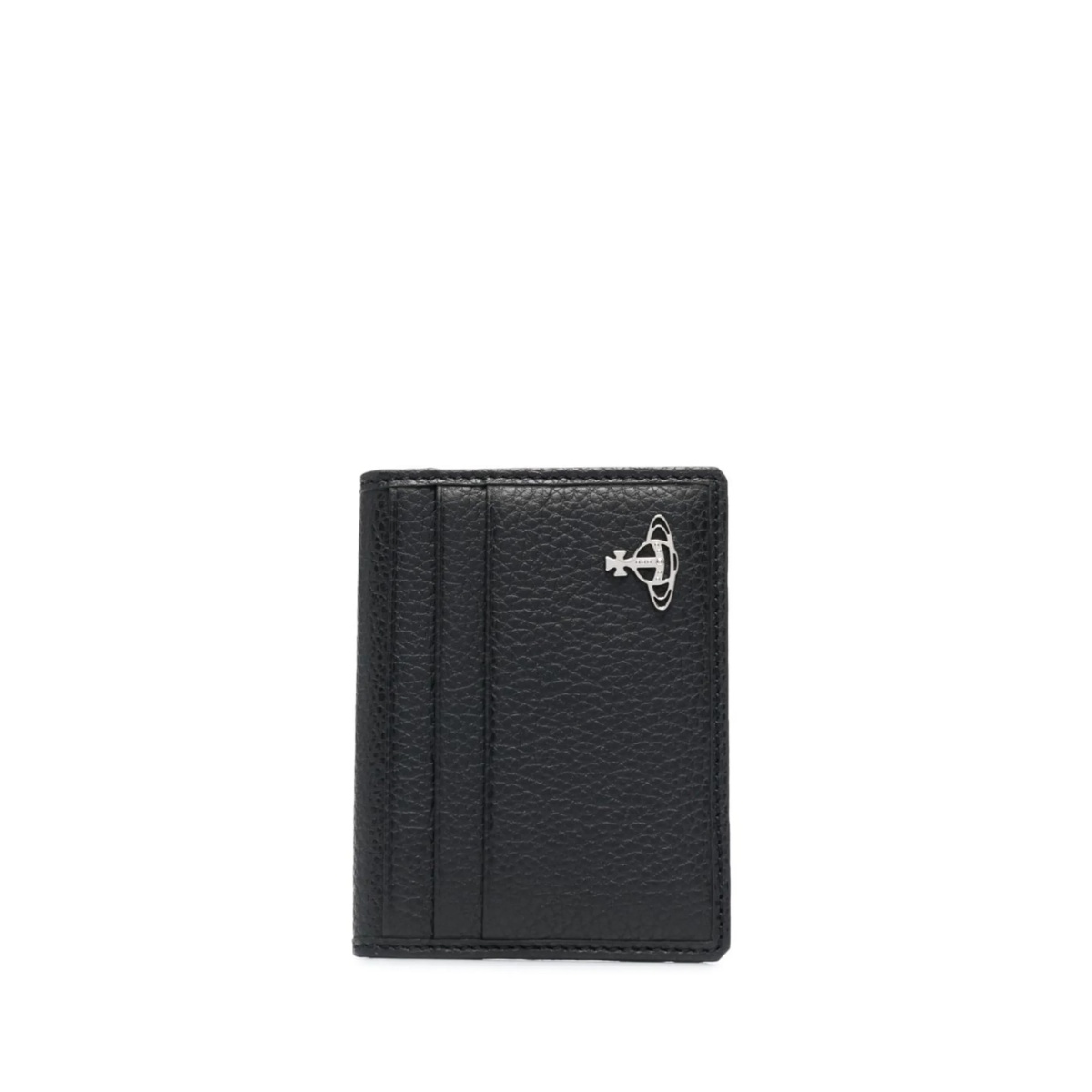 Orb plaque grained cardholder