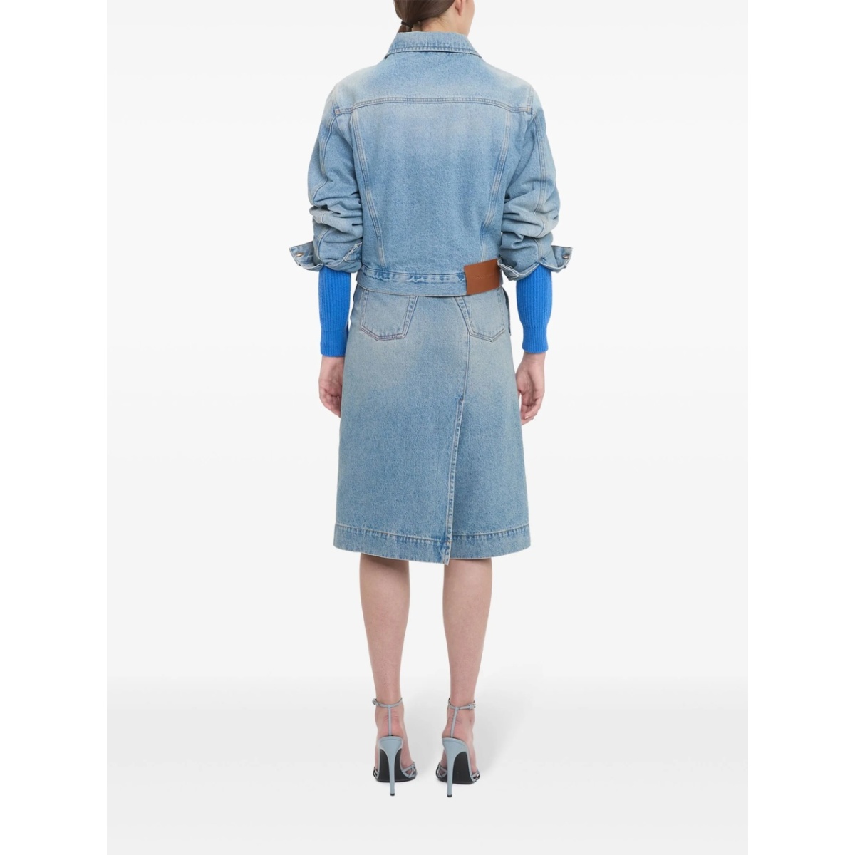 padded denim jacket - Img 4