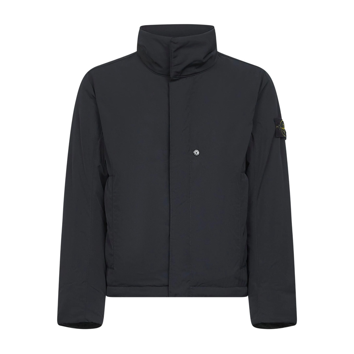 padded stand collar jacket
