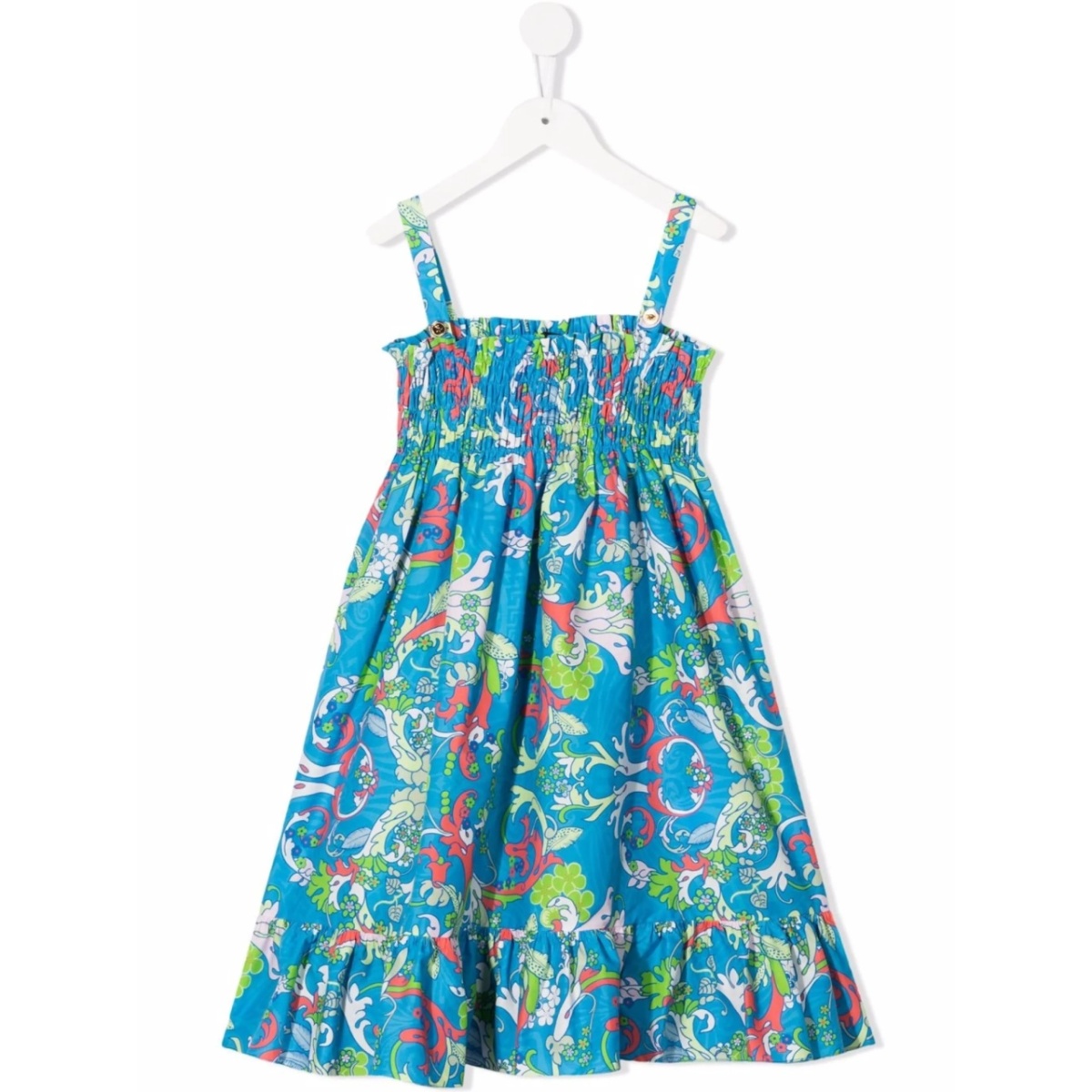 paisley-print flared dress