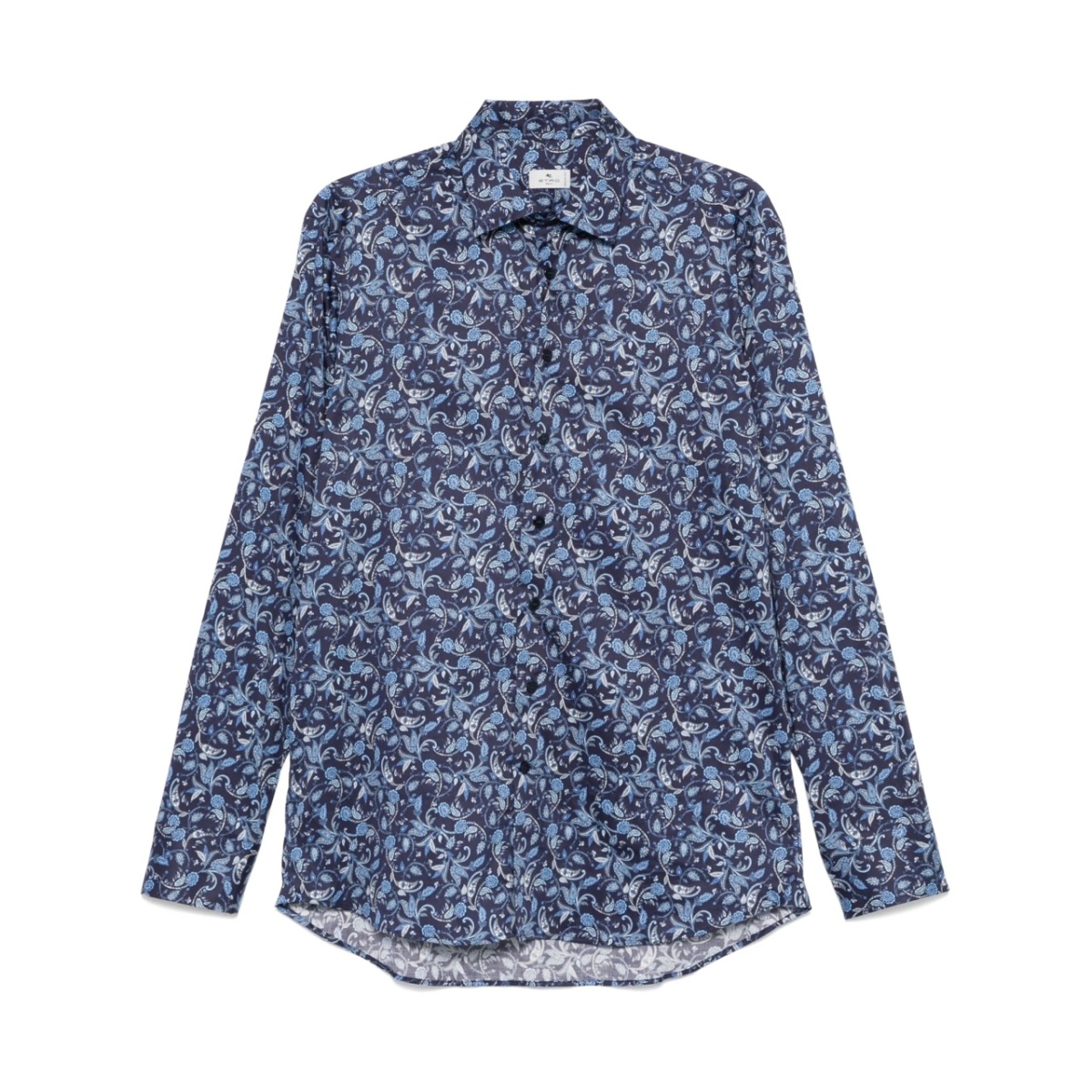 paisley-print shirt