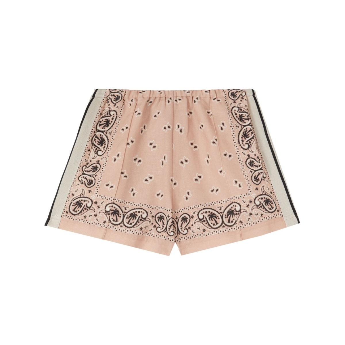 paisley-print track shorts