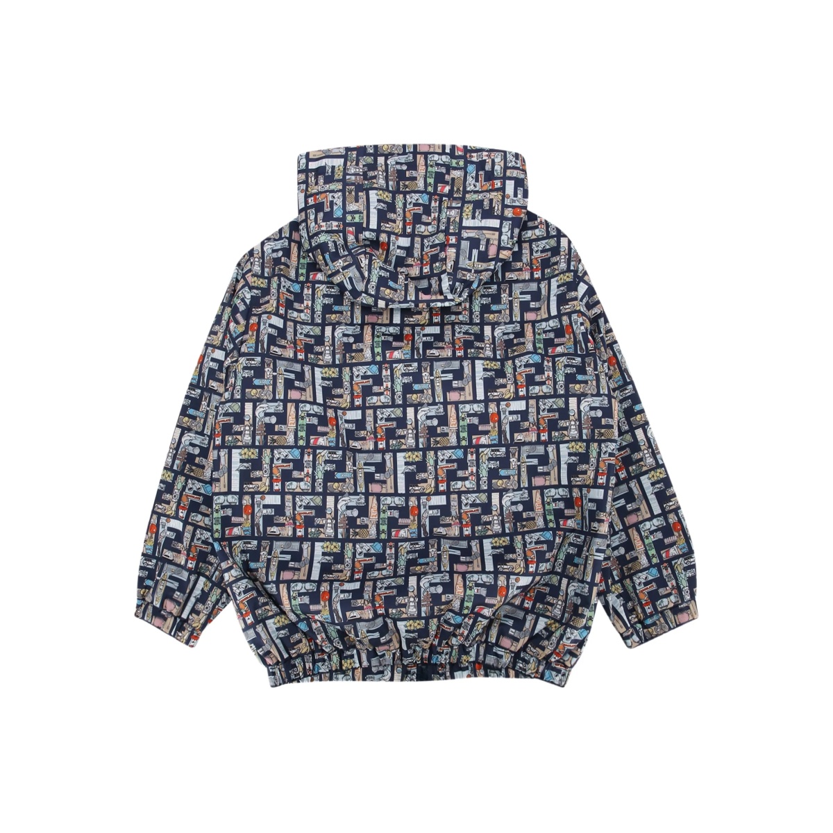 patterned hooded jacket - Img 2