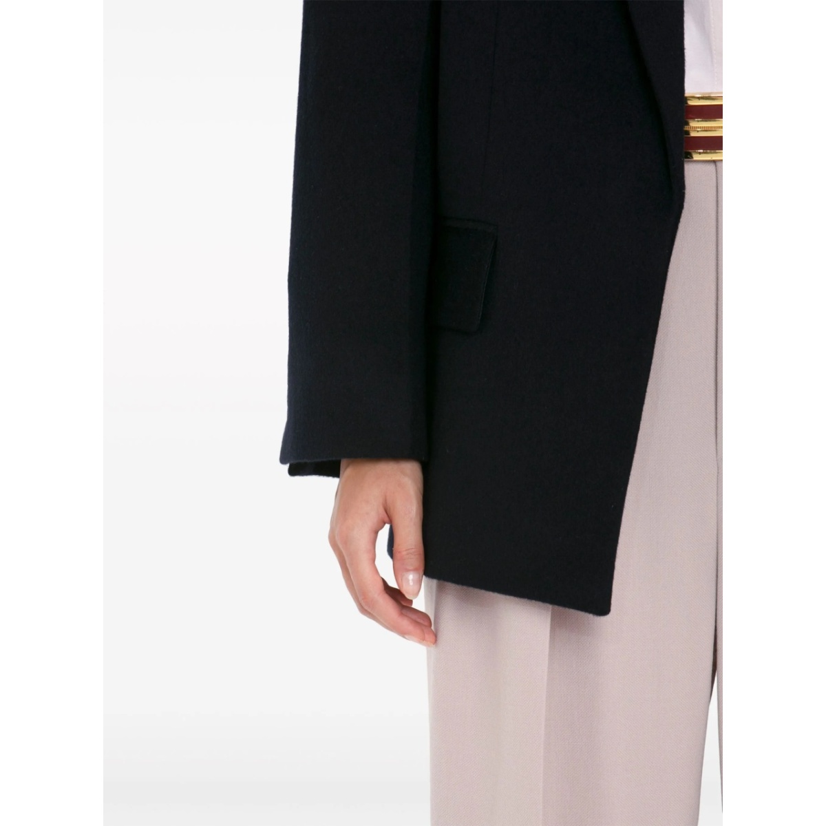 peak-lapel wool-cashmere blazer - Img 5