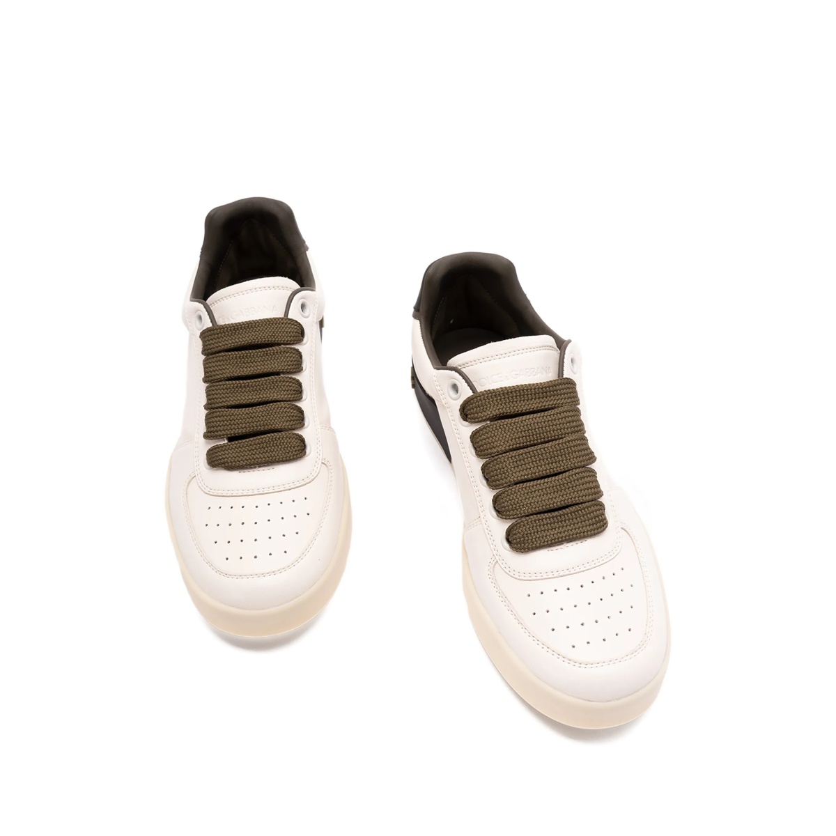 perforated-detail lace-up sneakers - Img 5