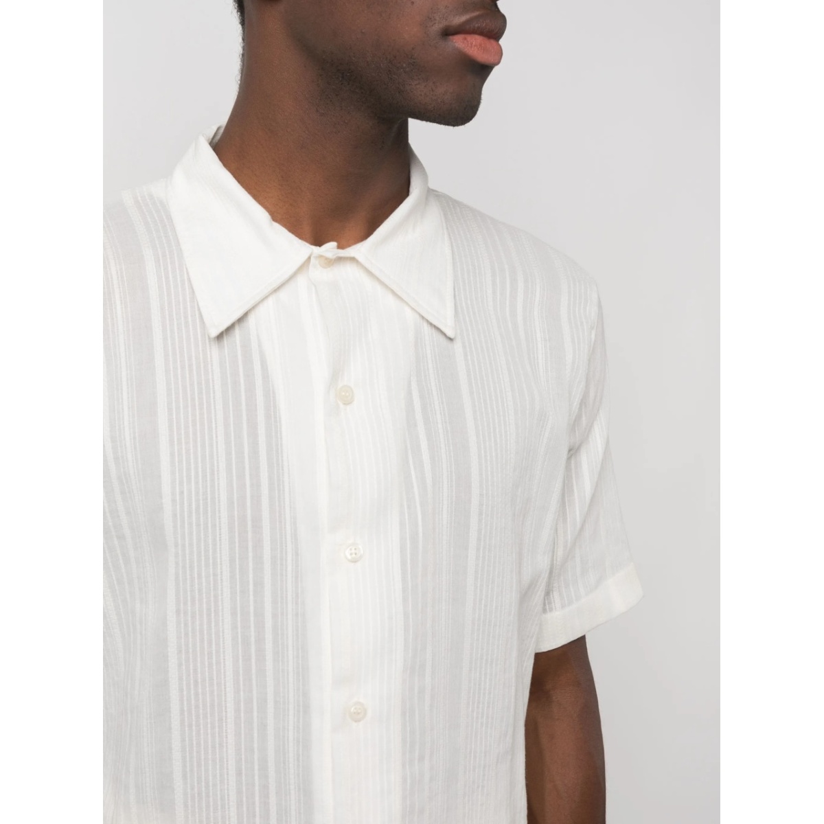 pintuck cotton shirt - Img 5