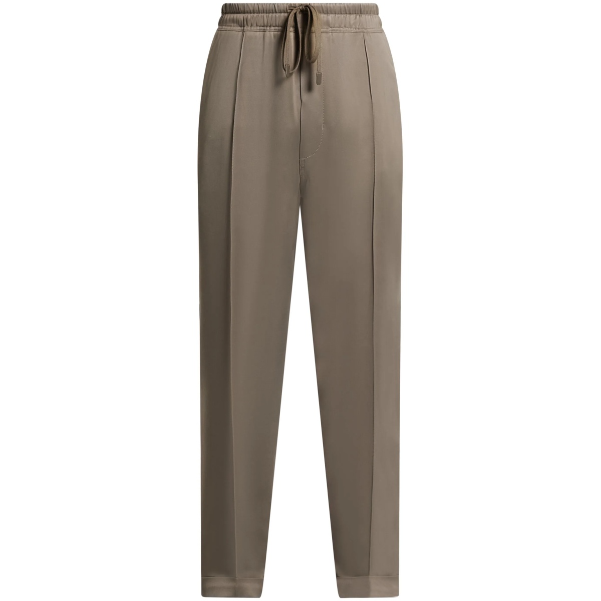 pintucked cady track pants
