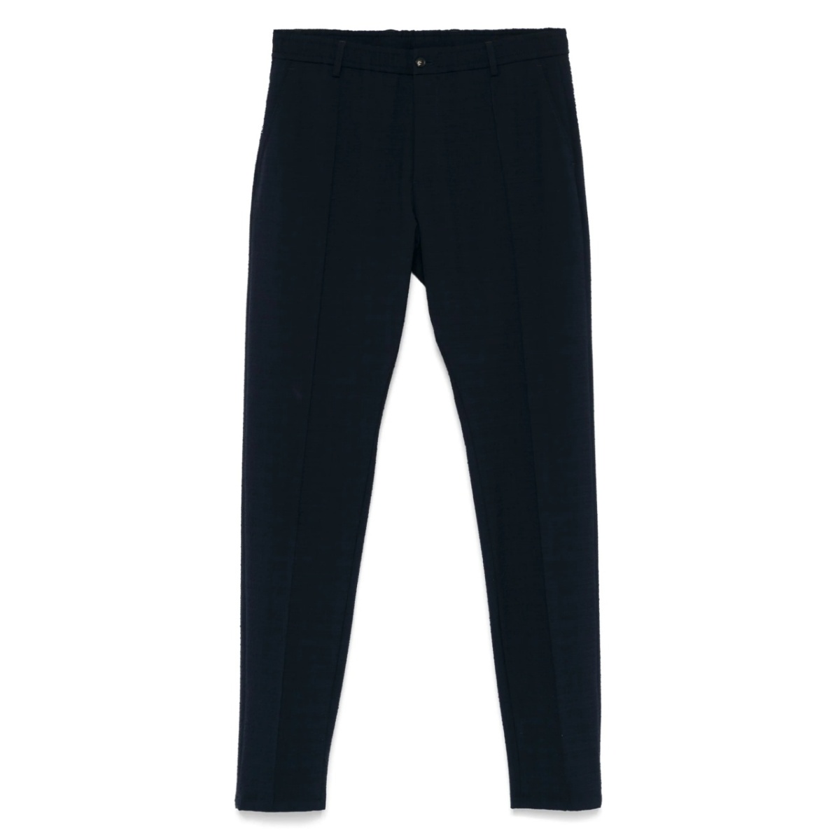 piped-trim trousers