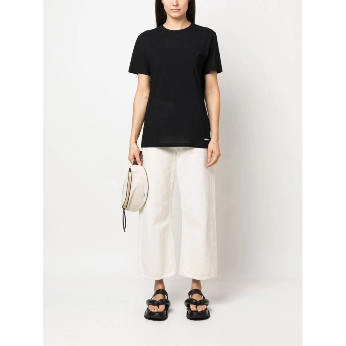 plain cotton T-shirt - Img 3