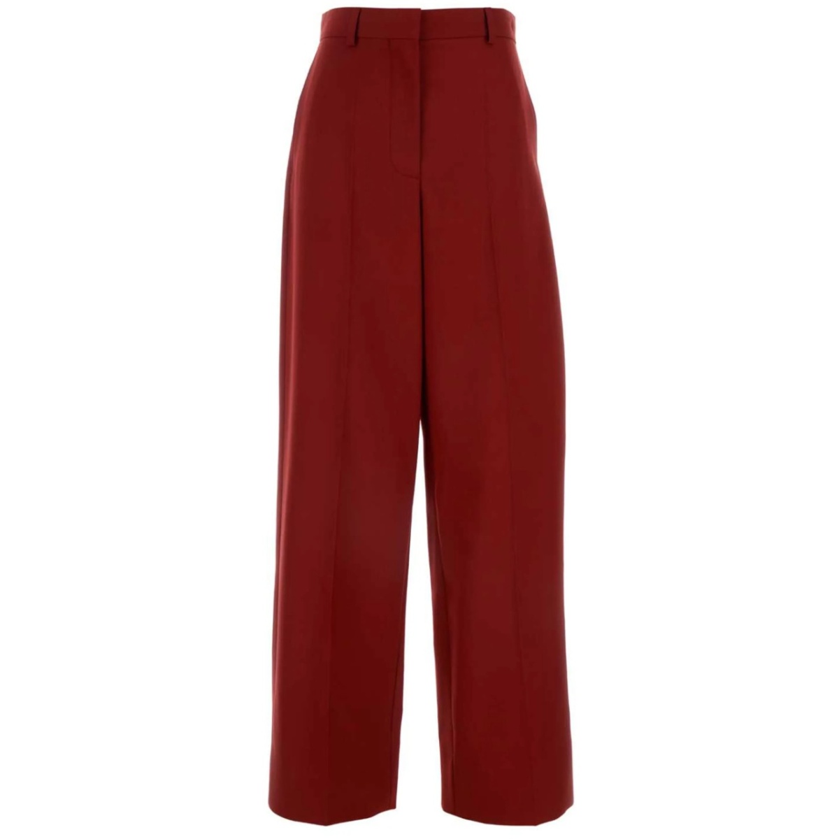 pleated wool palazzo pants