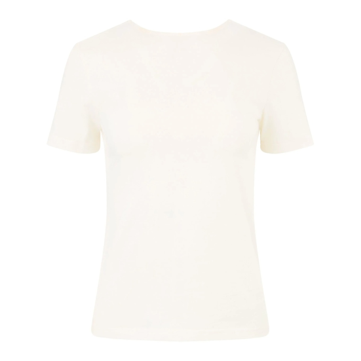 plunging draped back T-shirt