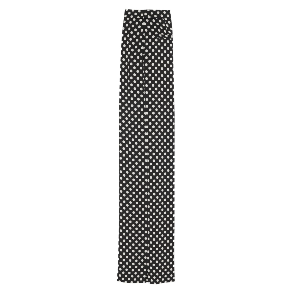 polka-dot tailored silk trousers - Img 3