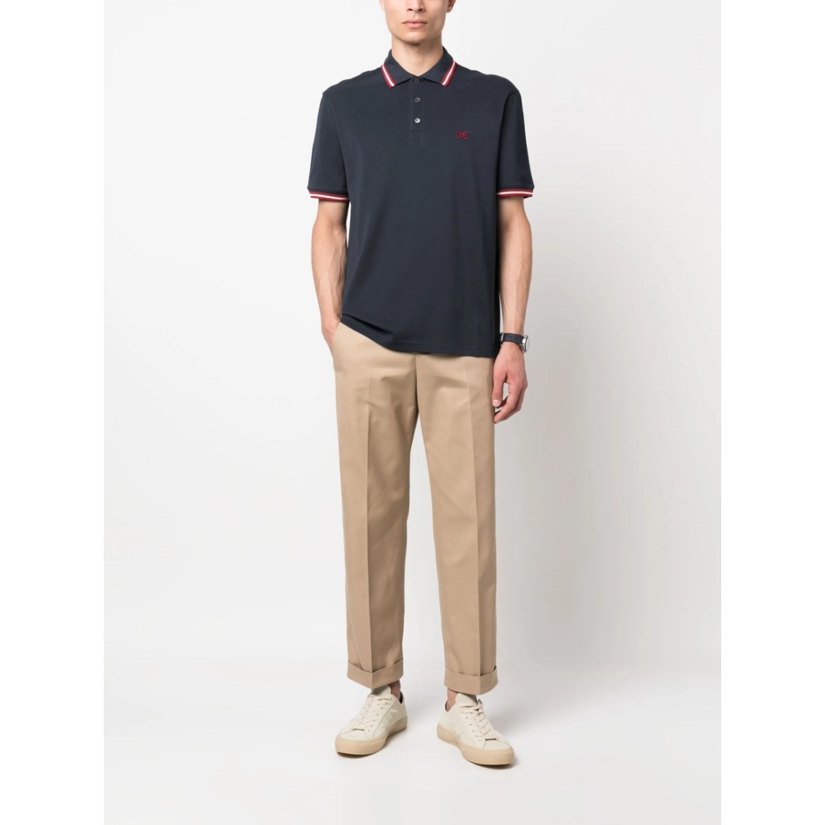 pressed-crease chino trousers - Img 2