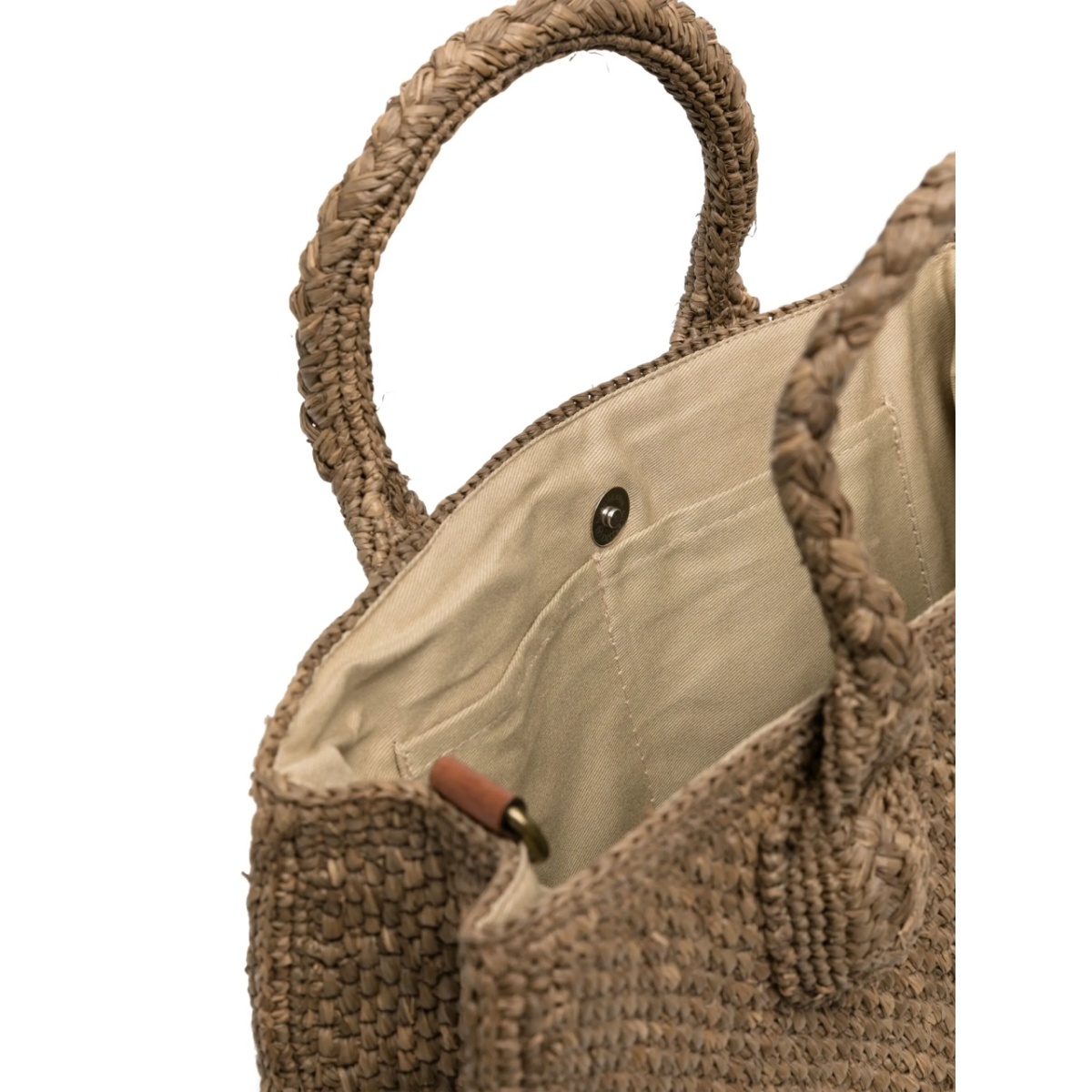 Rary woven-raffia tote bag - Img 5