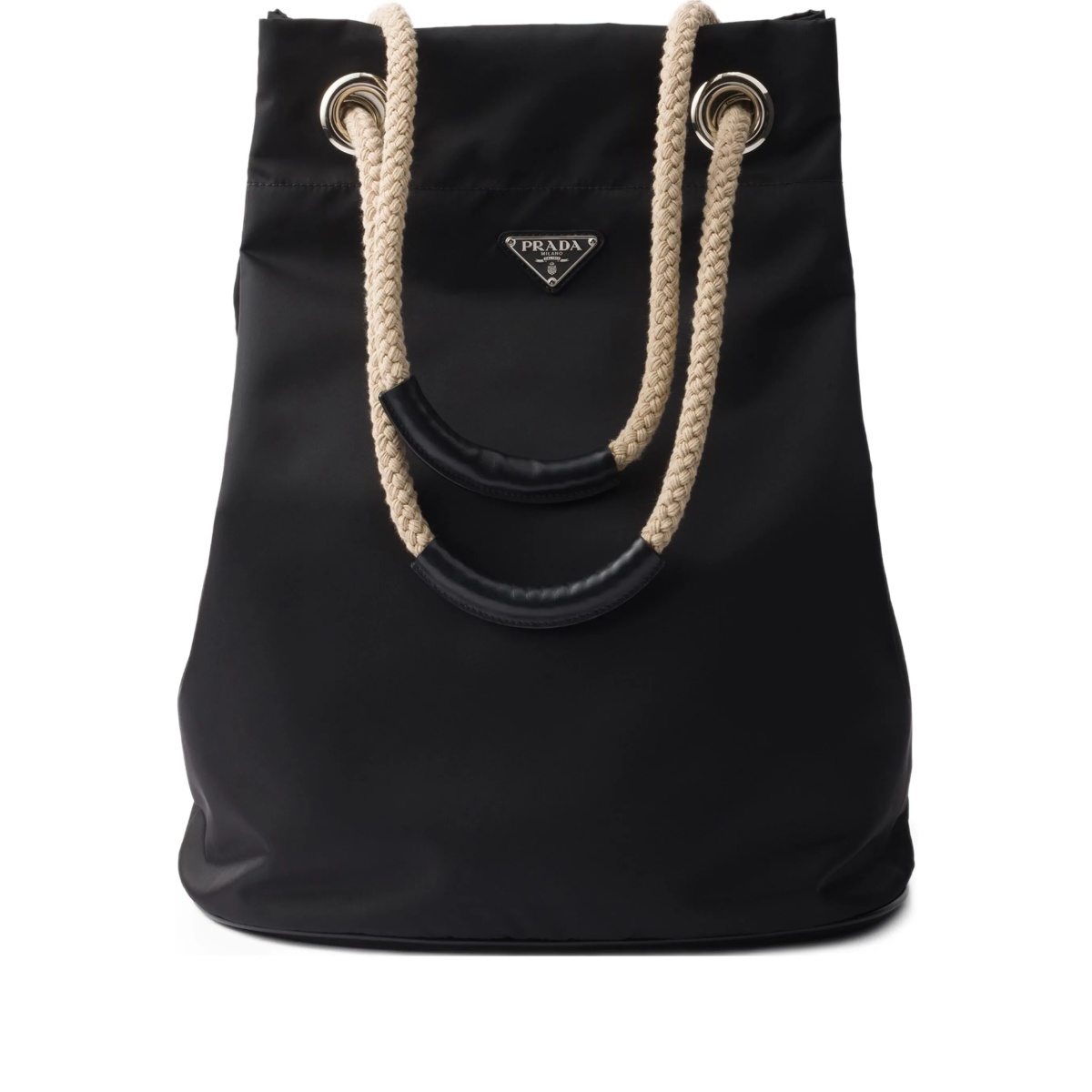 Re-Nylon drawstring tote bag