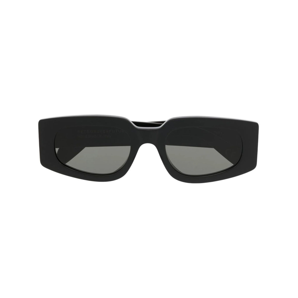rectangle-frame tinted sunglasses