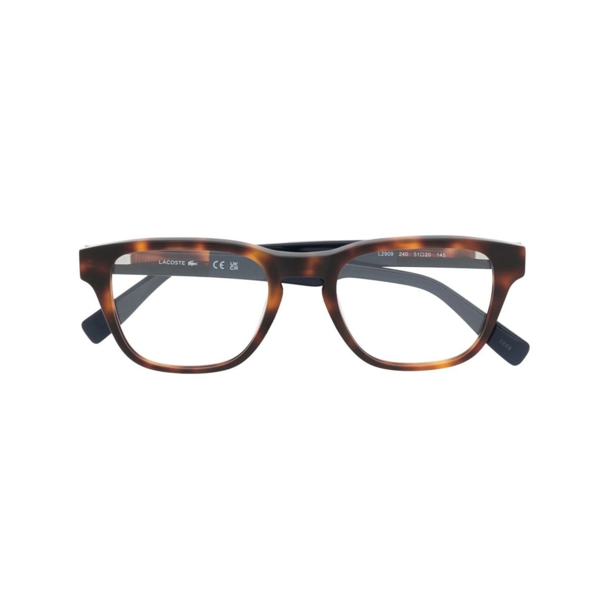 rectangle-frame two-tone glasses