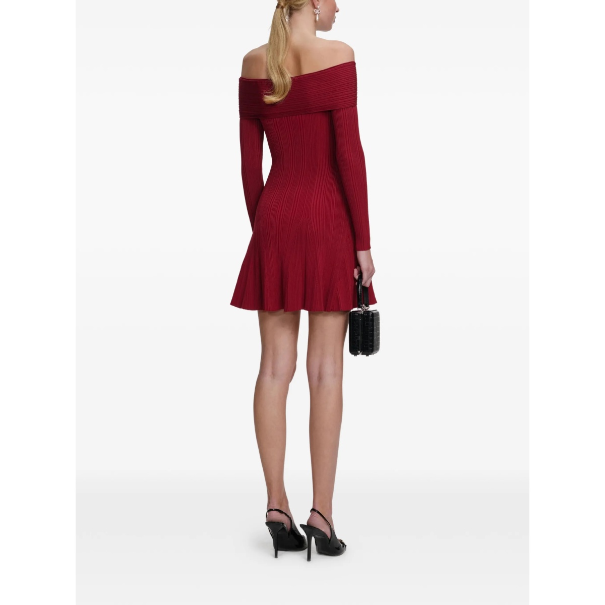 ribbed-knit mini dress - Img 4