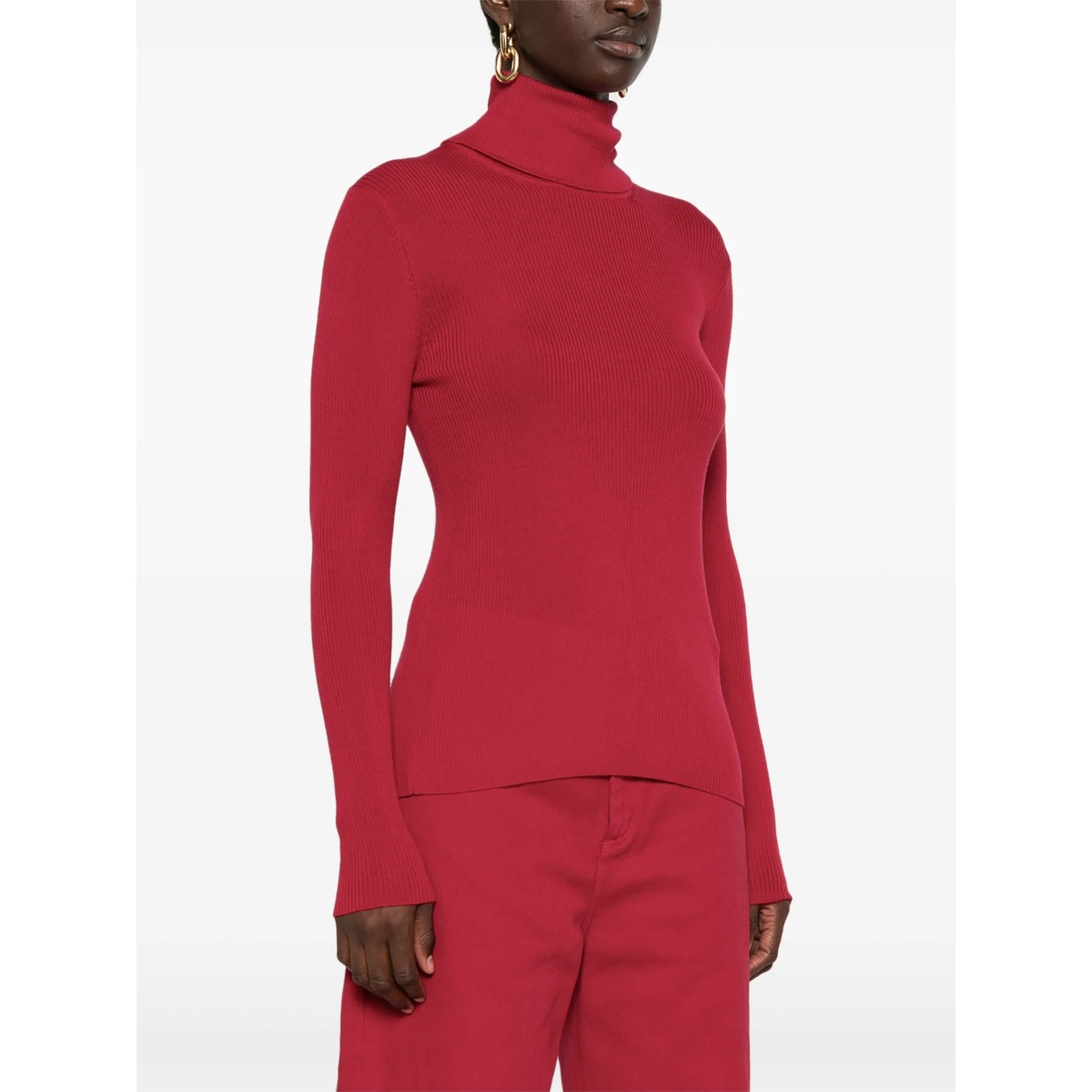 ribbed-knit turtleneck sweater - Img 4