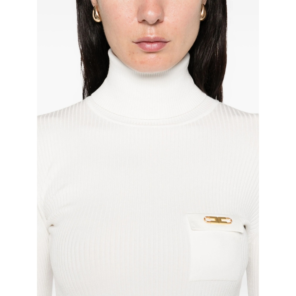 ribbed roll-neck sweater - Img 5