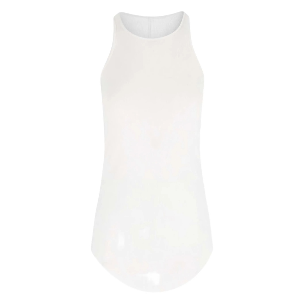 ribbed round-neck top