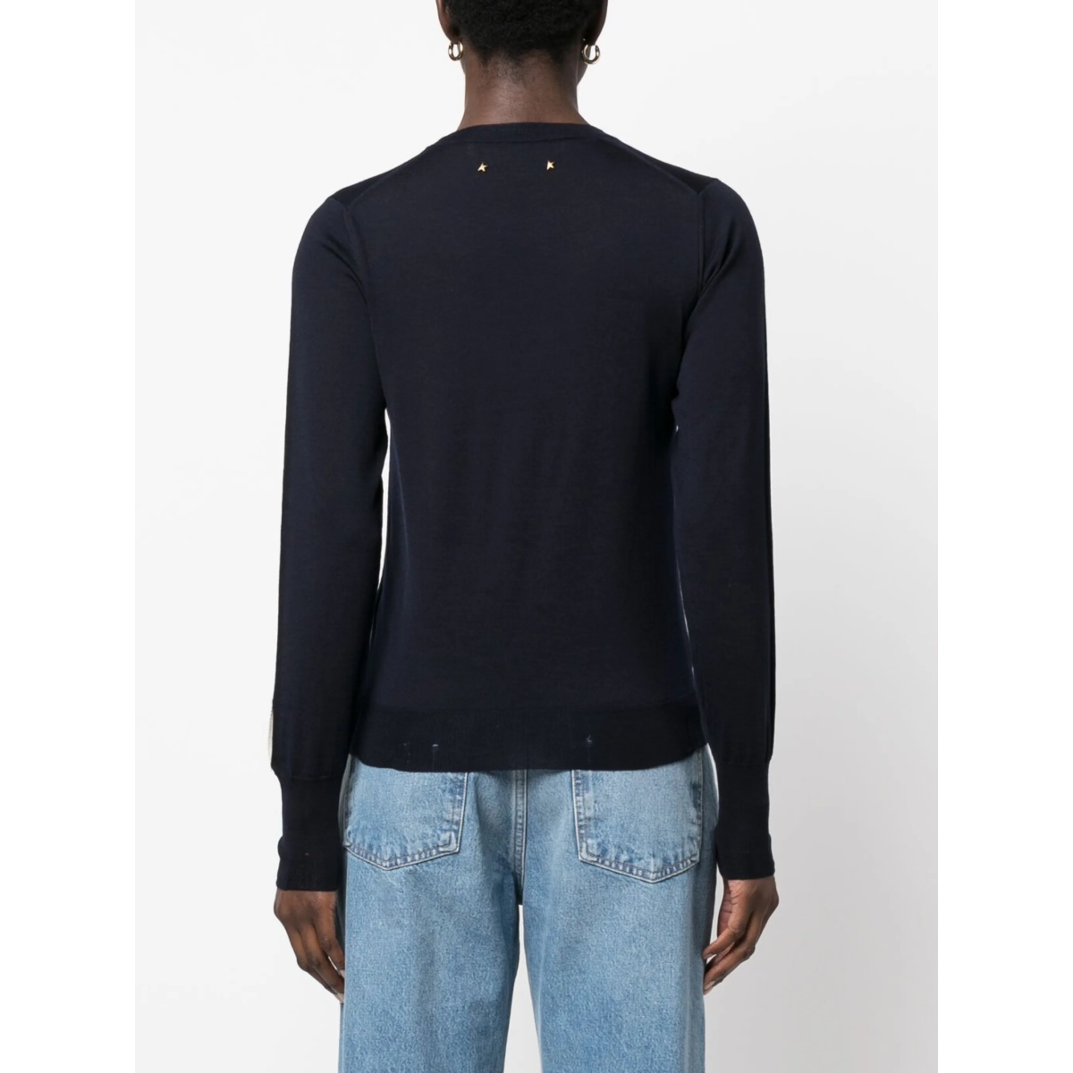 ripped-detailing wool jumper - Img 4