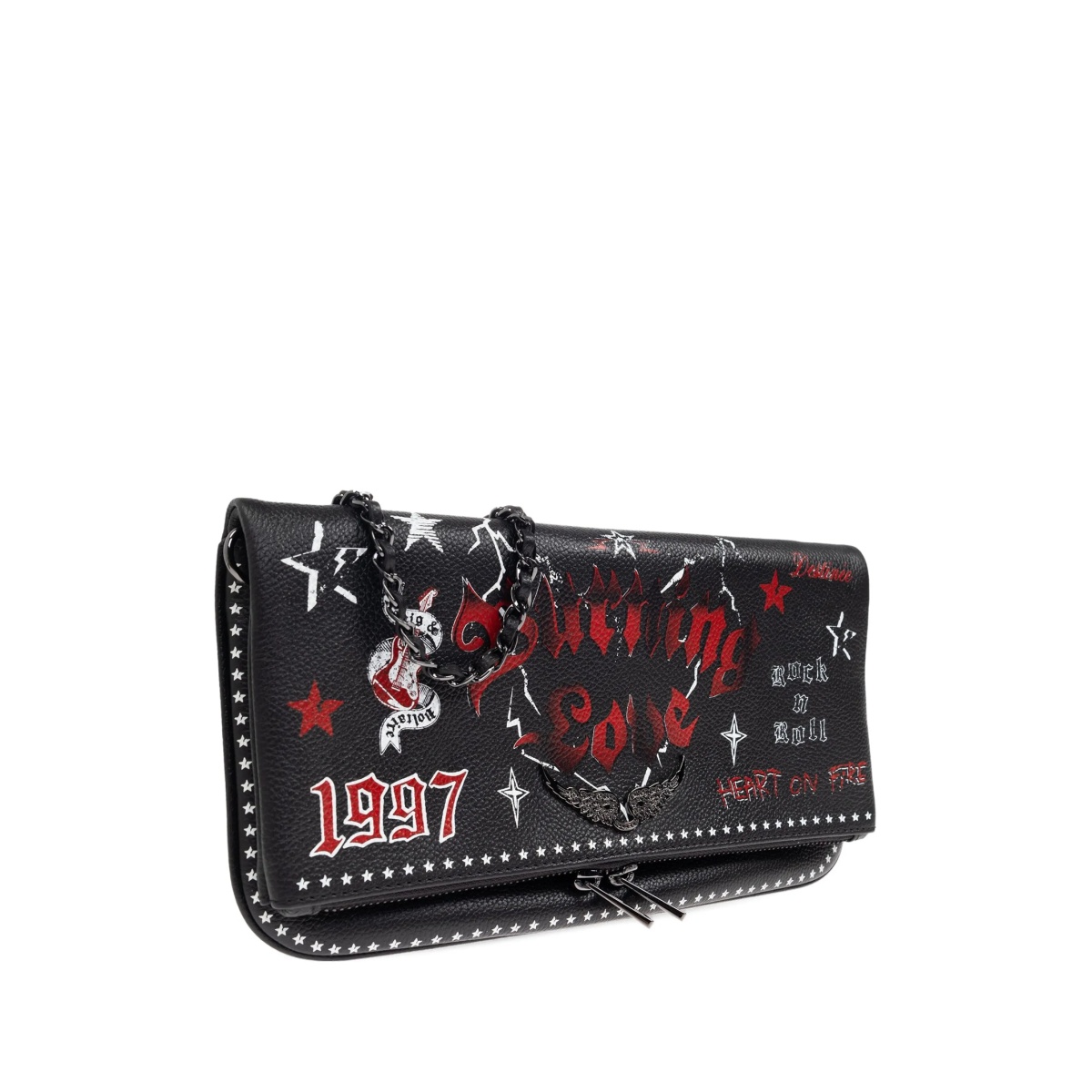 Rock Punk clutch bag