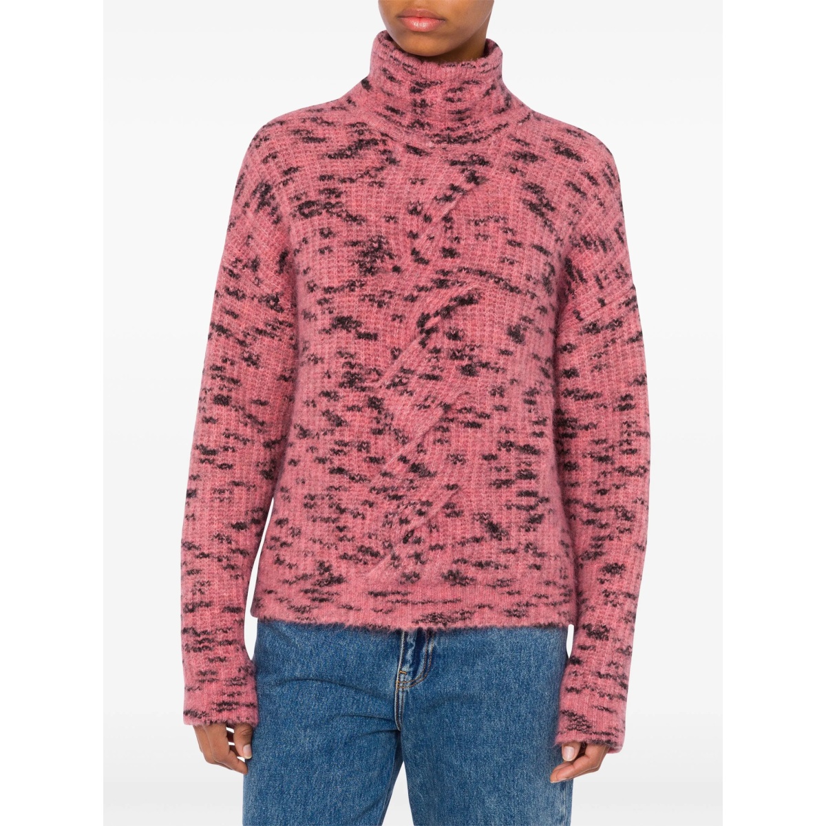 roll-neck cable-knit jumper - Img 2