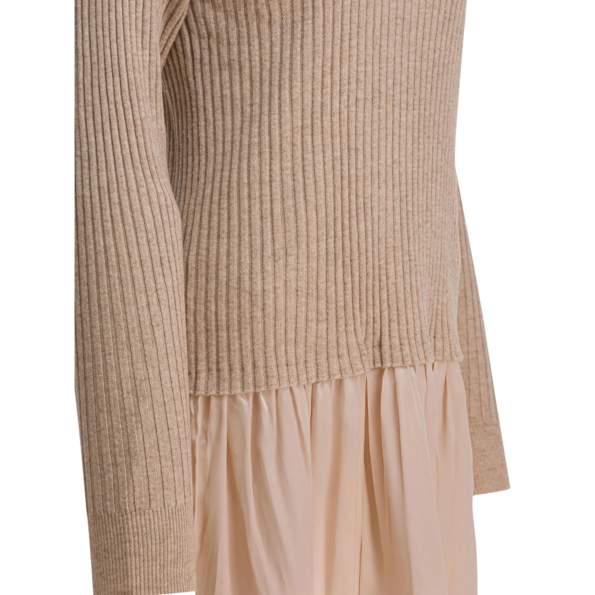 roll-neck ribbed dress - Img 5