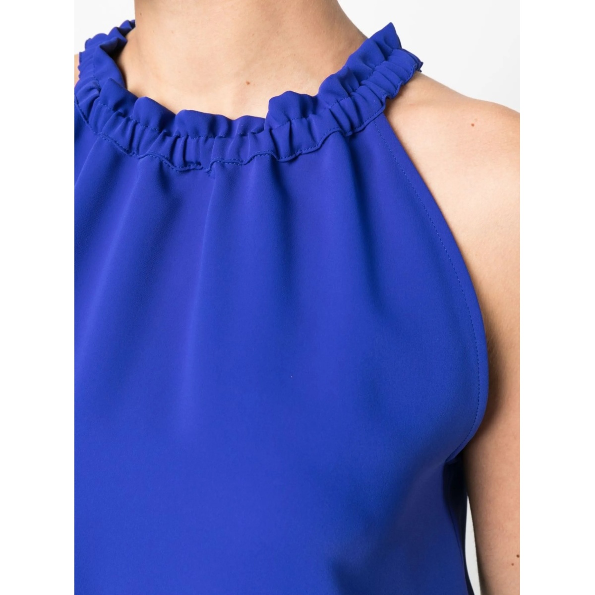 ruched sleeveless blouse - Img 5