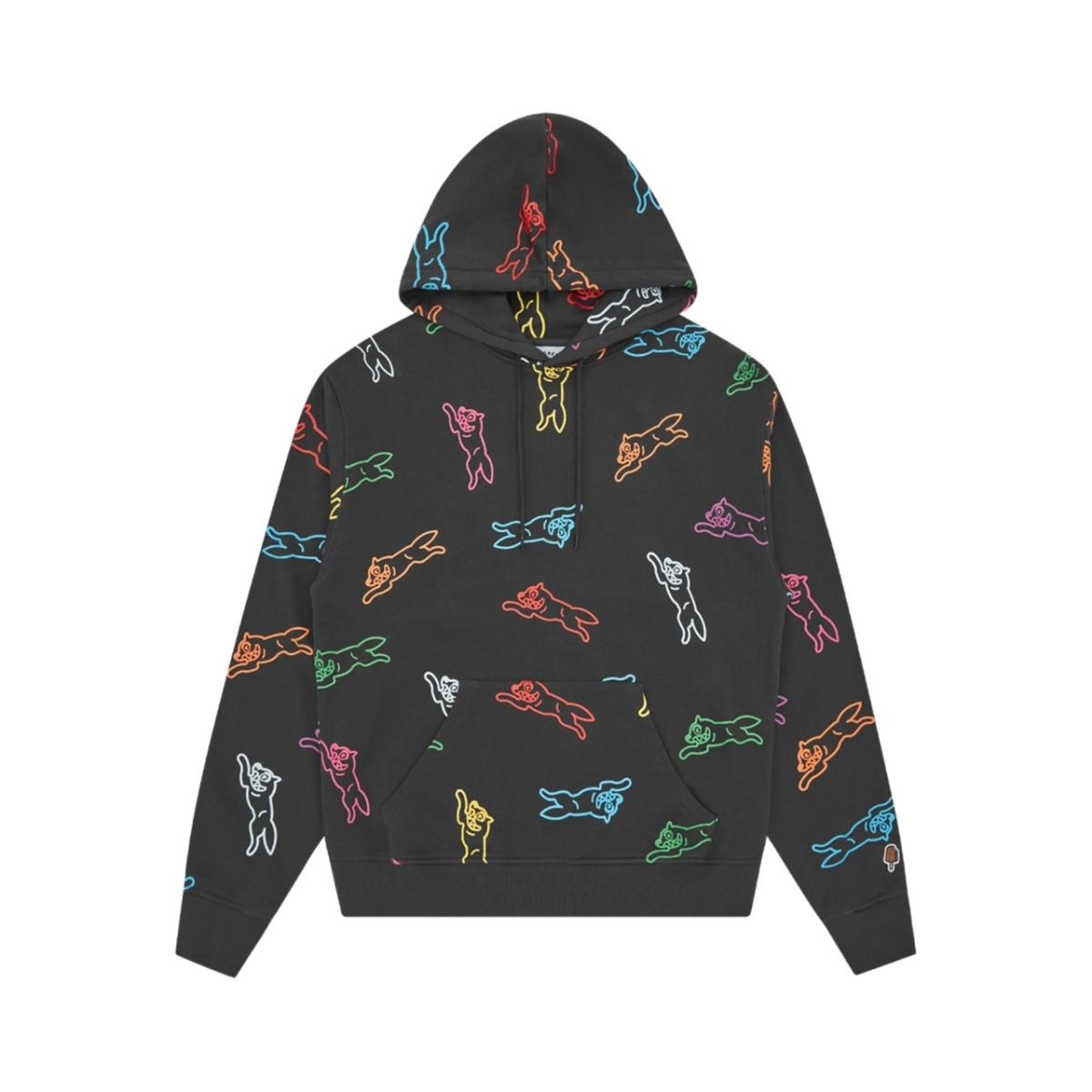 Running Dog graphic-print hoodie