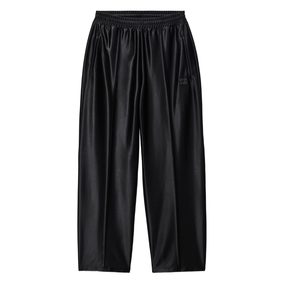 satin track pants