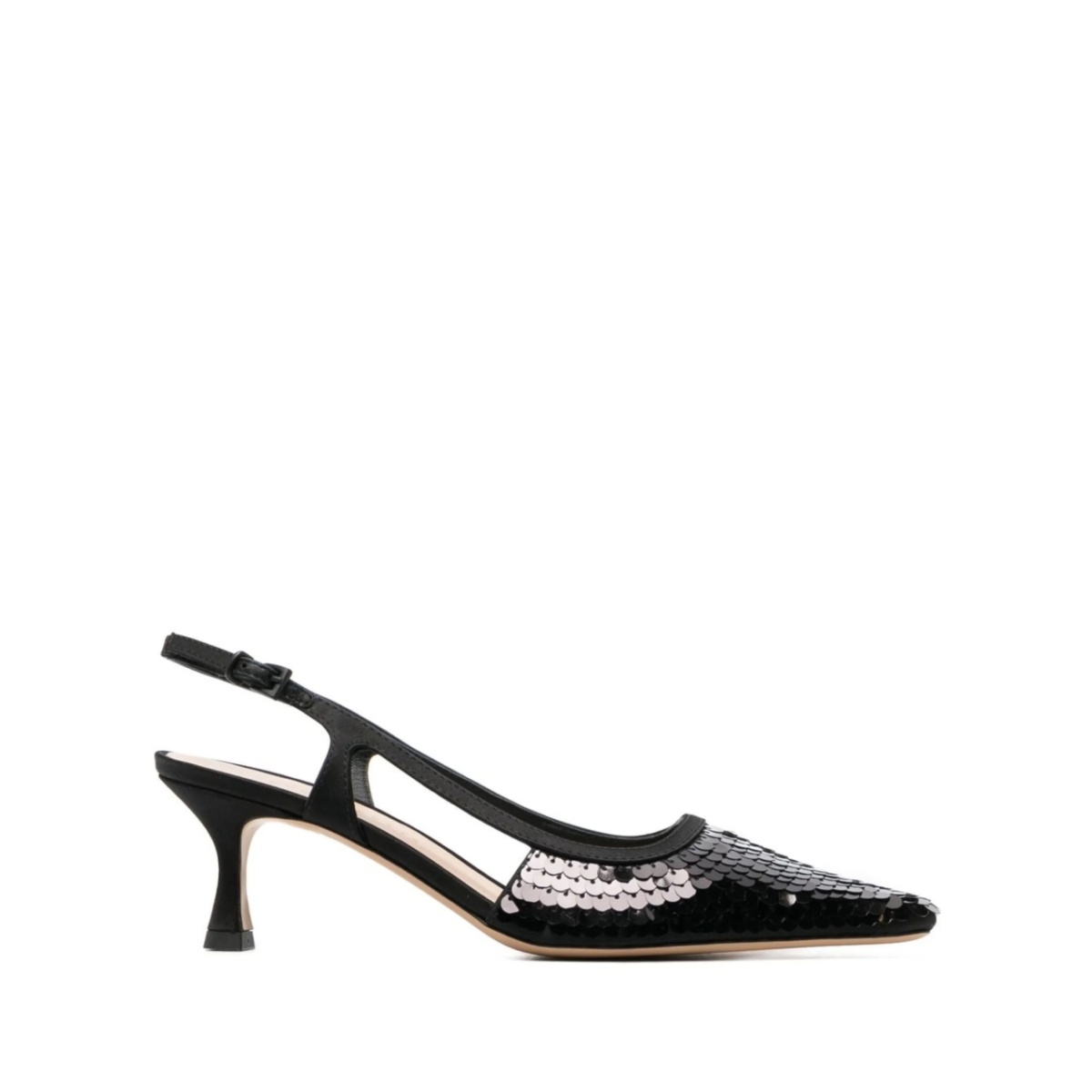 sequin-embellished 70mm pumps