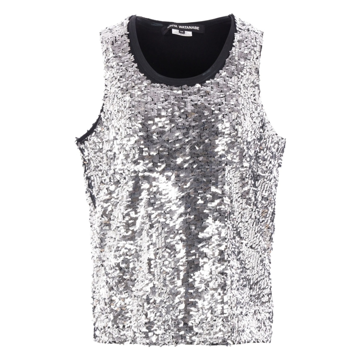 sequin-embellished top