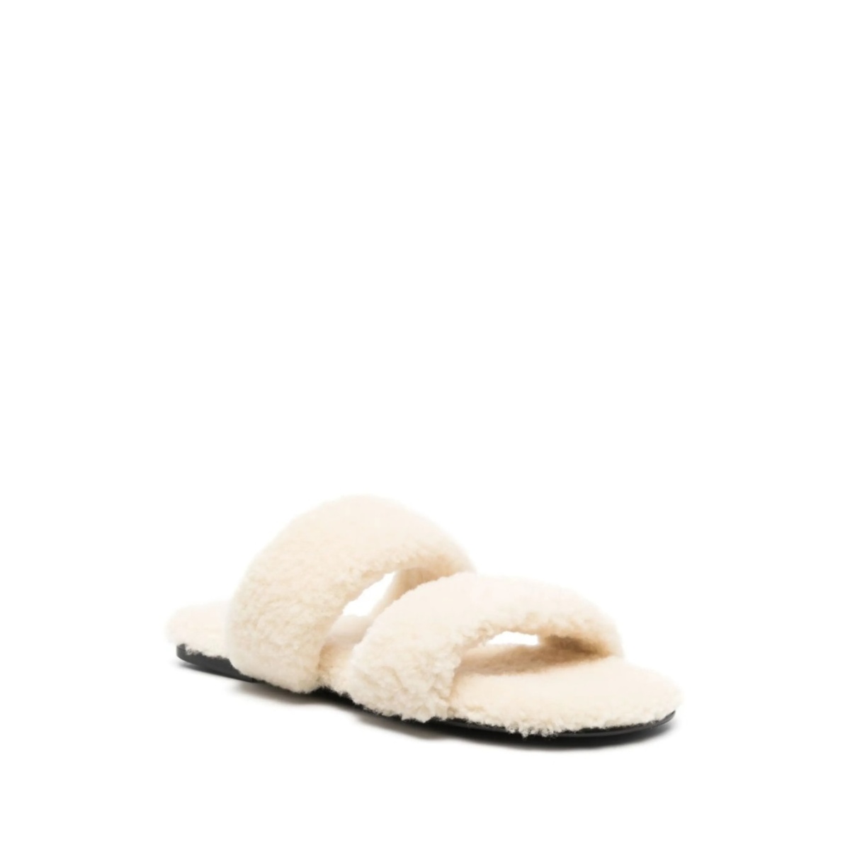 shearling flat slides - Img 2
